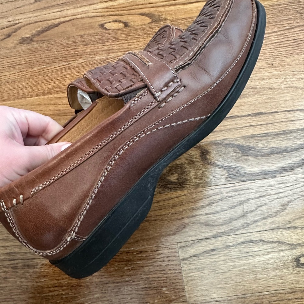 Florsheim Men’s Edenton Chestnut 9.5 Loafers - Picture 7 of 15
